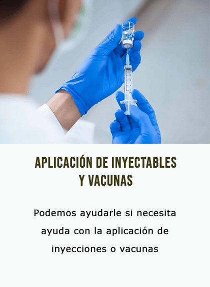 Aplicación de inyecciones y vacunas en Alajuela
